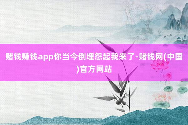 赌钱赚钱app你当今倒埋怨起我来了-赌钱网(中国)官方网站